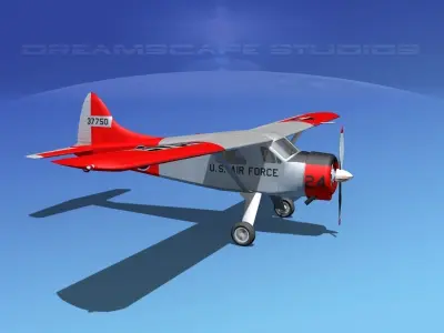 Dehaviland DH-2 Beaver USAF 2 3D model