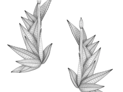 DONER GOLDEN WALL SCONCE 3D model