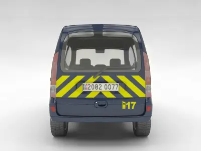 gendarmerie Renault kangoo 3D model
