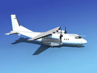 Casa CN-235 Unmarked 2 3D model