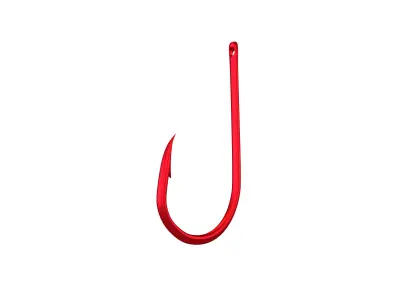 Fishing Hook v1 004 Low-poly 3D model