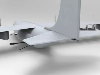 AC 130 guship Free 3D model