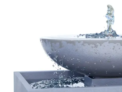 Campania - Recife Fountain 3D model