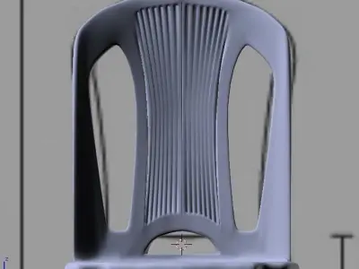 Plastic chair bistro tramontina atlantida Free low-poly 3D model