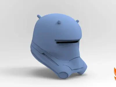 Snow trooper helmet from starwars 3D model