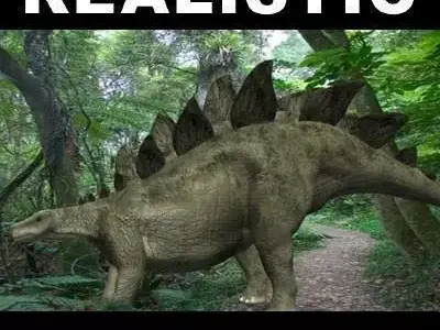 Amazing stegosaur - 3d model 3D model