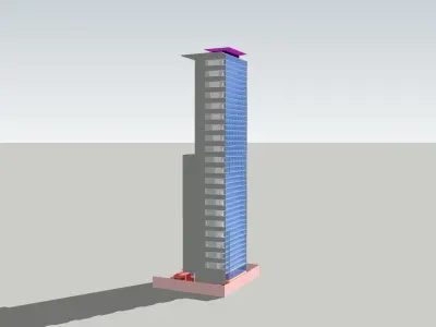 Commercial Complex 3D model