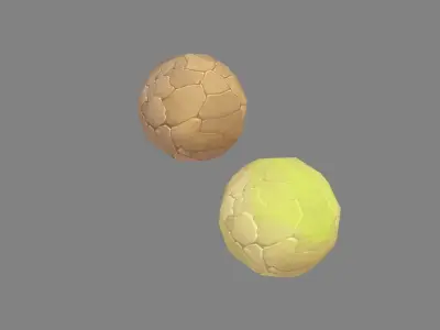 Game Trap - Cartoon Rolling Stones Low-poly 3D model
