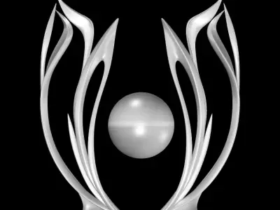 AUREON CORE SCULPTURE 3D model