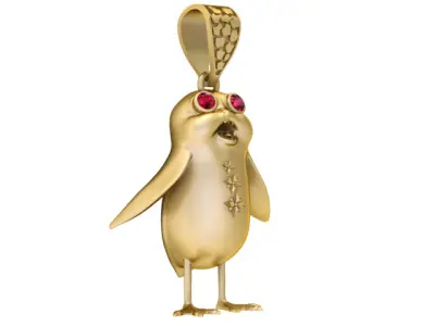 BIRD PENDANT 3D PRINTABLE MODEL Free 3D print model