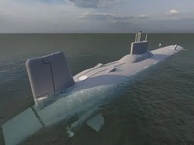 submarine- class Submarine 3D model