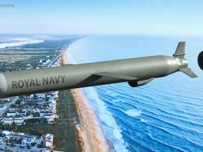 BGM-109 General Dynamics Tomahawk Missile 3D model