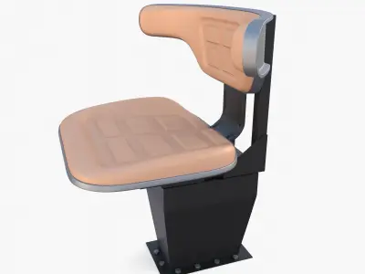 Tractor seat 3D model