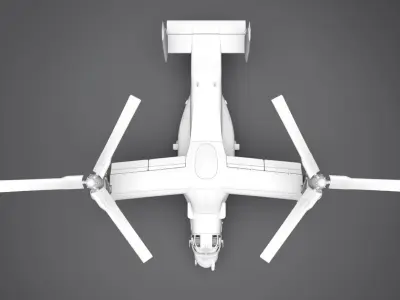 Bell Boeing V22 Osprey Scale model 3D print model