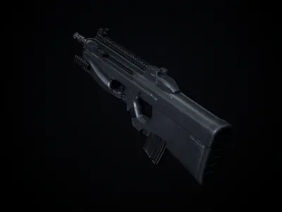 FN F2000 PBR Low-poly 3D model