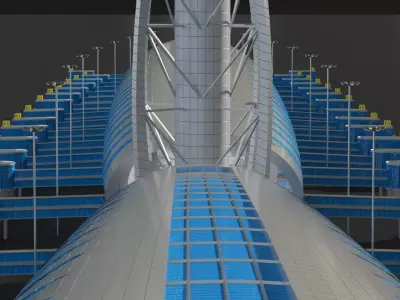 Dubai International Airport 3D model