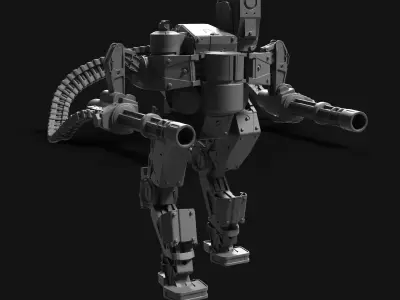 Sci fi robot  3D print model purchase