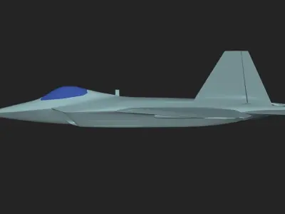 yf-22 3D print model