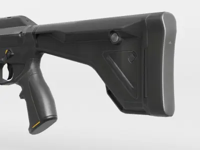 Vandal Valorant Weapon RIGGED Low-poly 3D model