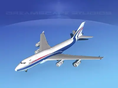 Boeing 747-400 AirFast Cargo 3D model