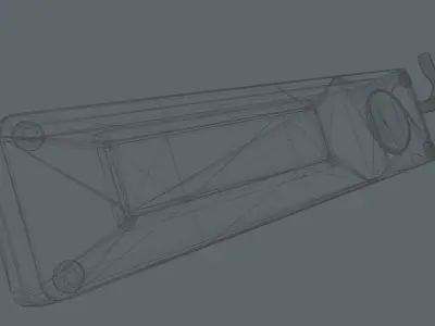 HKS Turbo Timer Low-poly 3D model