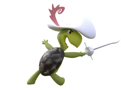 Touche Turtle 3D model