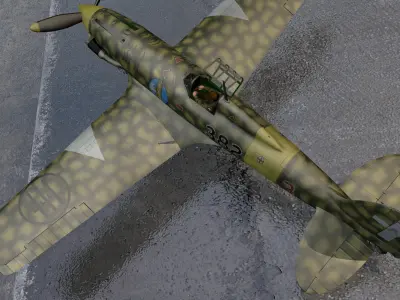 Macchi Mc-202 Folgore 3D model