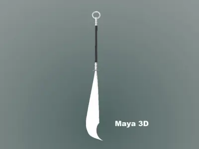 glaive of elsinor 3D model