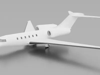 Cessna Citation X 3D model