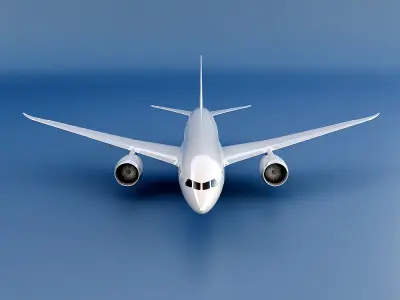 Boeing 787-8 dreamliner CAD 3d model 3D model