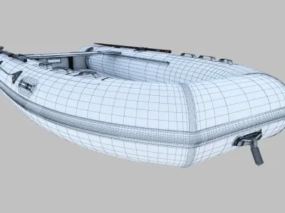 3D Boat inflatable 3D model