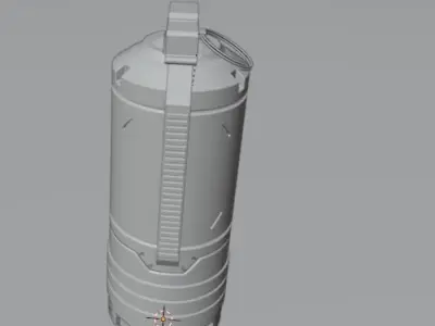 Sci Fi Grenade  Low-poly 3D model