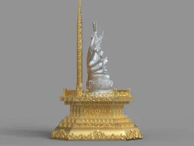 Bodhisattva Thousand-armed 3D model