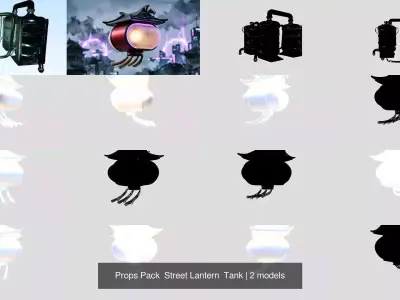 Props Pack  Street Lantern  Tank