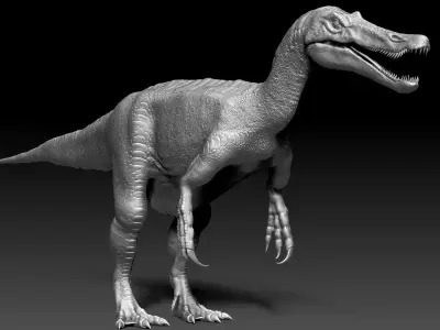 Dinosaur Baryonyx Walkeri Sculpt Project 3D model
