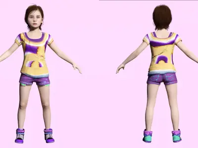 Sophia little Sunshine Free 3D model