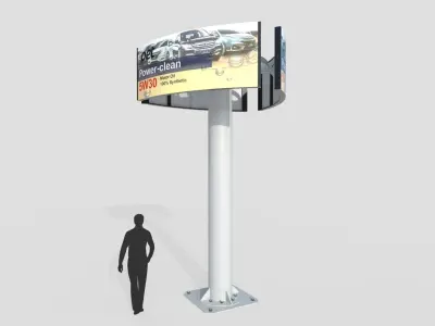 Billboard M10 Low-poly 3D model