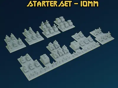 Star Army Starter Set 10mm 3D print model