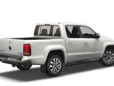 Volkswagen Amarok Highline DoubleCab UK-spec 2020 3D model