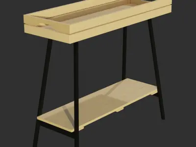 An IKEA Plant Stand Free low-poly 3D model