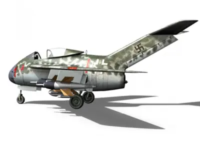 Focke Wulf TA 183 Huckebein 3D model