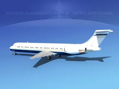 McDonnell Douglas MD-87 Corporate 14 3D model