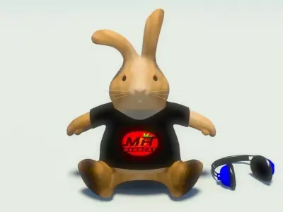 Plushie Rabbit  MR  Rabbeat 3D model