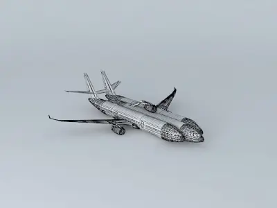 DoubleF airplane Free 3D model