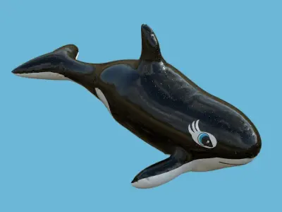 ORCA FLOAT Low-poly 3D model