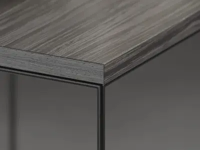 Console Table and Vases  Free 3D model