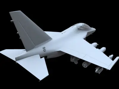 Yakovlev Yak-130 Free low-poly 3D model