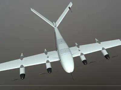 Ptero Dynamics Low-poly 3D model