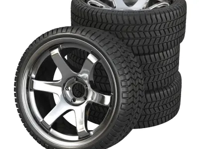 RimCar02 tyres 3D model