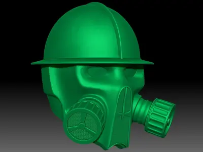 Steampunk Helmet Print Ready 3D print model